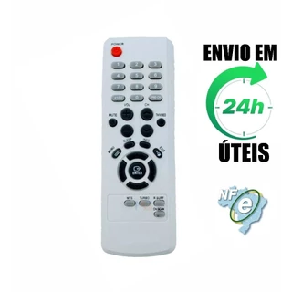 Controle Remoto Compatível Com Tv De Tubo Samsung Tela Plana Vários Modelos AA59-00316B