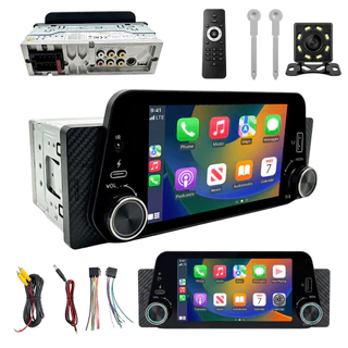 Sem Fio Carplay & Android Auto 5 Polegadas1 Din universal Car Stereo Rádio MP5 Bluetooth Player