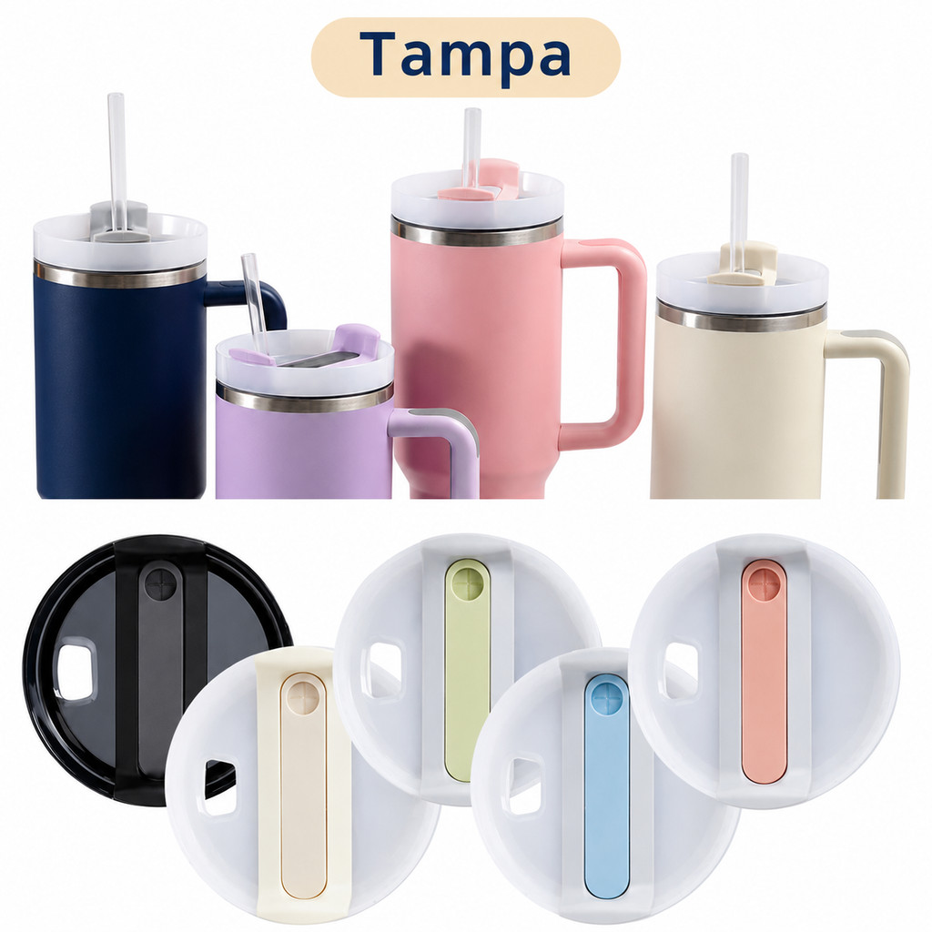 Tampa de Reposição Antivazamento para Garrafa Térmica 1200ml (40oz) Multicolorida com Vedação Perfeita