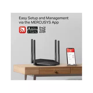 Roteador Mercusys AX3000 2402Mbps 4 Antenas Wi-Fi 6