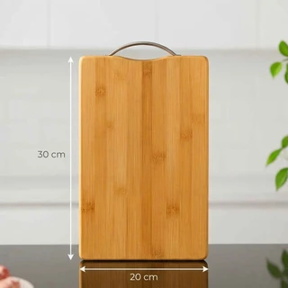 Tabua de Bambu para Carne e Churrasco com Alça Gourmet 20X30