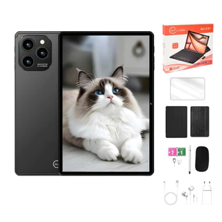 Tablet 10.1” com Teclado+Mouse 6GB RAM 128GB Android 13 Câmera 50MP ming em Oferta na Shopee