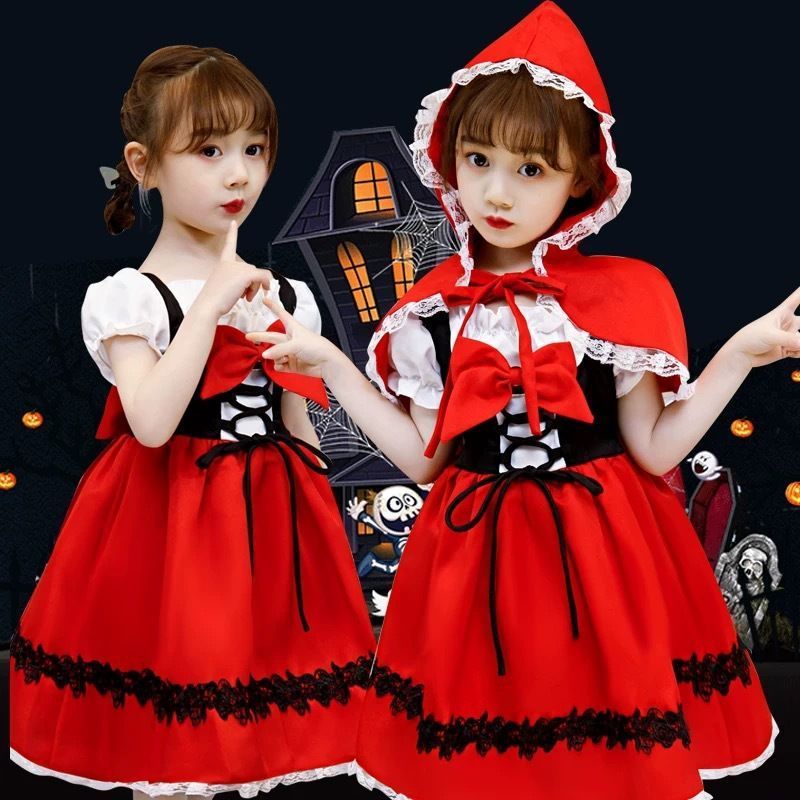 Fantasia Infantil De Halloween , De Chapeuzinho Vermelho Para ...