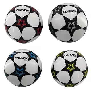 Bola de Futebol Champions Star Costurada nº 5 Convoy PVC (Leve e Macia)