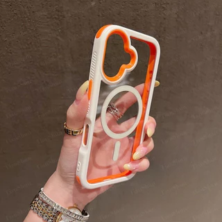 Capa Magnética De Bloqueio De Cor 2 Em 1 Acrílica Compatível Com IPhone 11 12 13 14 15 16 17 18 Pro Max Plus Rígida De S