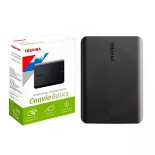 HD Externo Portátil 1TB Toshiba Canvio Basics Preto HDTB510XK3AAI