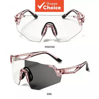 Óculos De Sol Fotocromáticos Uv400, Leve, Sem Moldura, Ciclismo, Corrida, Direção Para Homens E Mulheres
