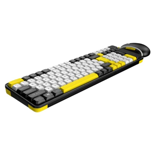 Teclado Mouse Gamer Knup Colorido TE-129 BT Wireless 2.4G (S14)