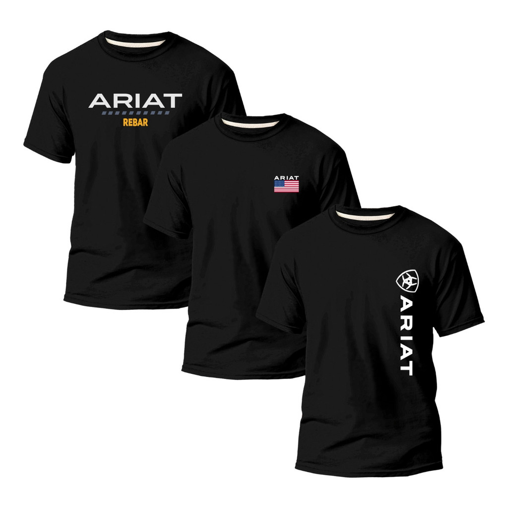 Kit 3 Camisas Ariat Masculina Variáveis Country Rodeio Texas
