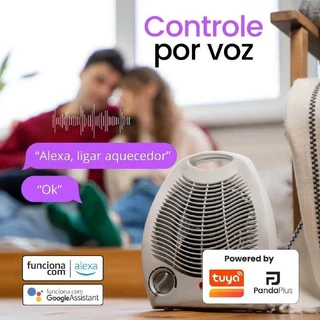 Tomada De Parede Inteligente Wifi dupla USB-C Tipo C Alexa Bivolt