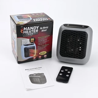 Mini Aquecedor Portátil de Parede 800W 110/220V para Casa Sala e Quarto Pequenos