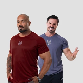 Kit 2 Camisetas algodão Masculina Alpha Co