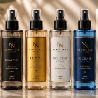 Perfumes Body Splash Masculinos 200ml Importados Fixação Com Longas Duração Deo Colônia NeoNoble