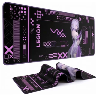 Mouse Pad Grande Estilo Tecnológico Borda Costurada Reforçada Tapete Gamer Antiderrapante Com Estampa De Anime 800X300mm