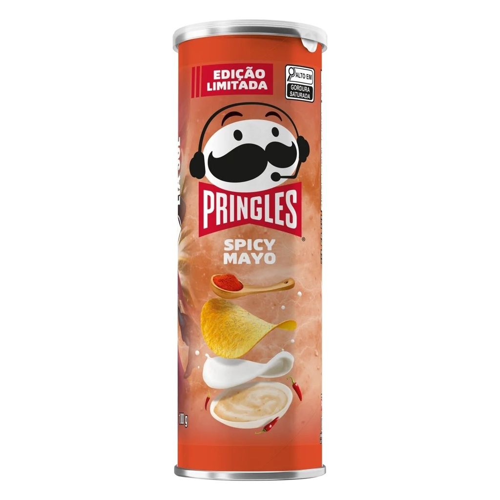 Batata Pringles Kellogg's Spicy Mayo c/ 100g