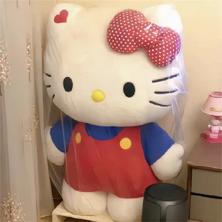 38Cm Kawaii Sanrio Anime Brinquedo De Pelúcia Dos Desenhos Animados Olá Kitty Rolo Macio Boneca Bebê Menina Travesseiro