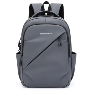 Mochila Masculina Impermeável Grande Capacidade com Bolso Lateral e Alças Acolchoadas