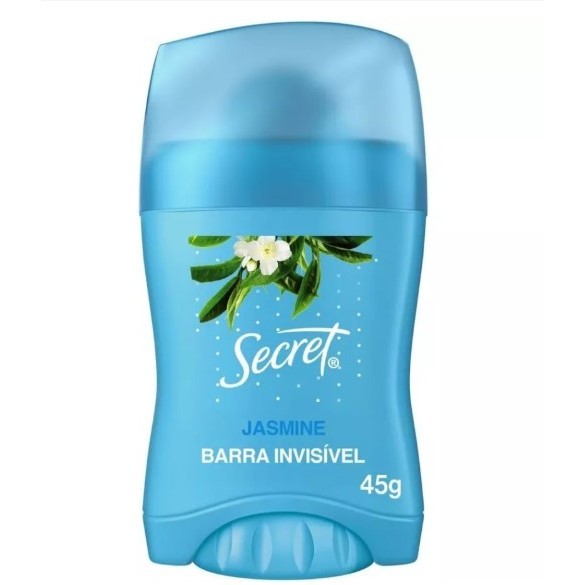 kit 4 Desodorante Secret Clear Barra Jasmine 45g | Shopee Brasil