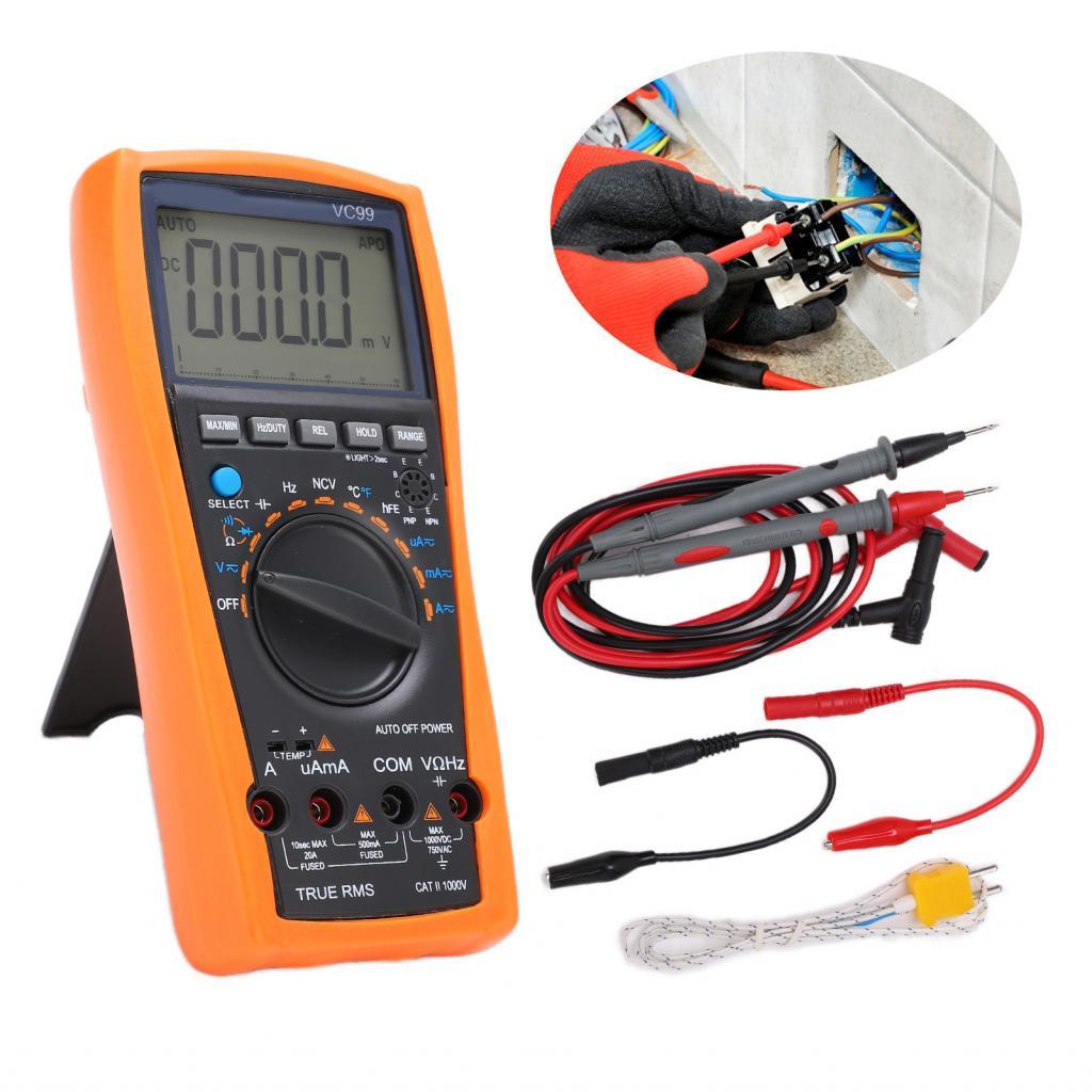 Multimeter Universal Tester NCV with Test Lead for Power Distribution ...