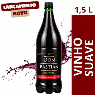 Vinho De Mesa Tinto Suave Don Bastian Seleção 1,5L Econômico
