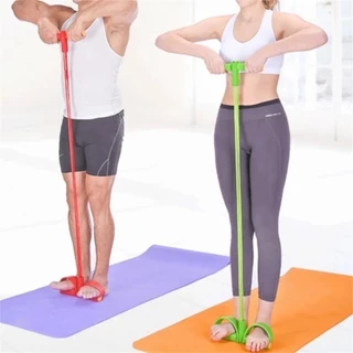 Extensor Tensão Forte Faixa Elástica 2 Elásticos Exercícios Treino Academia Ginástica