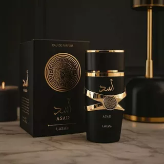 Perfume Asad Black Árabe Eau de Parfum 100ml Fragrância Marcante