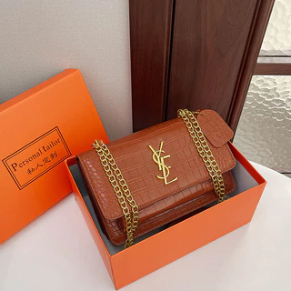 Primavera novo estilo luz luxo bolsa feminina High-End sentir portátil saco do mensageiro menina aniversário presente do