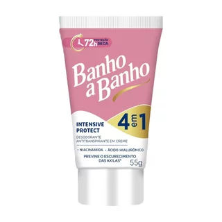 Desodorante Creme Banho a Banho Feminino Intensive Protect 55g em Oferta na Shopee