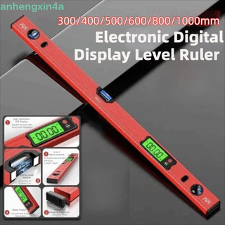 Régua De Nível Digital ANHENGXIN, Medidor De Ângulo De Liga De Alumínio De 30/40/50/60/80/100 Cm, Display LCD