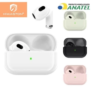 H'maston RS15 Fone De Ouvido Bluetooth 5.3 TWS Sem Fio com Microfone e Alto-Falantes 13mm Promoção