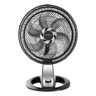 Ventilador Britânia, BVT410P Turbo, Preto, 127v, 47cm, Hélice de 6 pás, 3 velocidades , Potência 155W