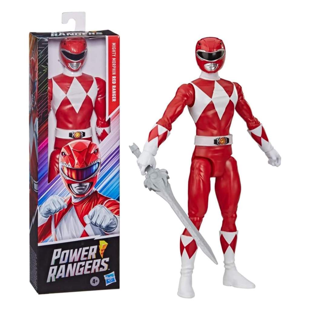 Brinquedo Infantil Boneco Power Rangers Mighty Morphin Ranger Vermelho ...