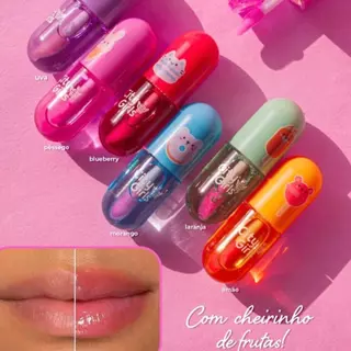 Kit c/3 e c/6 Lip Oil Tint Mini Tonalidades City Gils CG409 em Oferta na Shopee