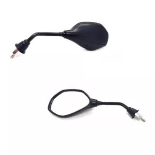 Par Retrovisor Scooter Moto Eletrica Com Adaptador Rosca 8mm