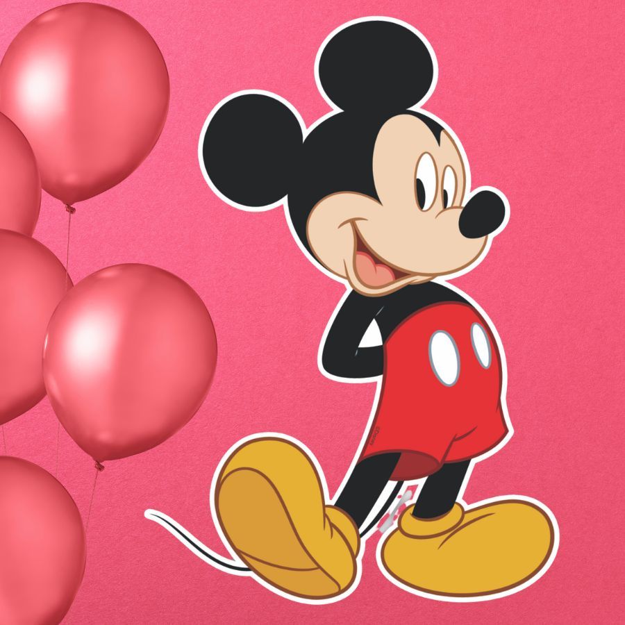 Painel Decorativo - Mickey Mouse - 33x52cm - 1 unidade - Disney ...