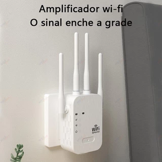 Roteador e Repetidor Wi-Fi Bivolt 110 220V 4 Antenas 1200Mbps Sinal Forte Sem Cortes G8