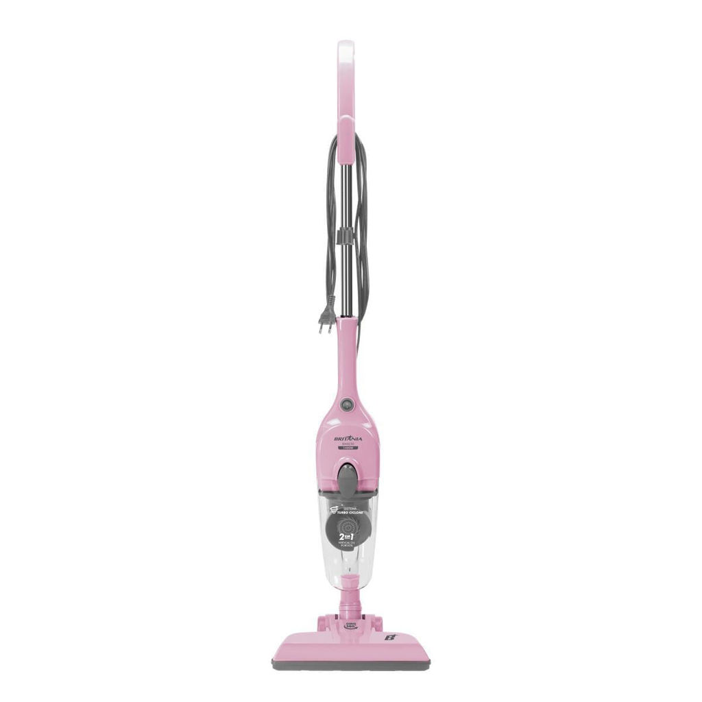 Aspirador de Pó Rosa Vertical Britânia 2 em 1 1400W BASE30 | Shopee Brasil