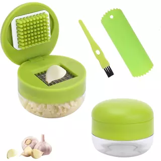 Prensas De Alho Picador De Aço Inoxidável Com Descascador De Silicone E Limpeza