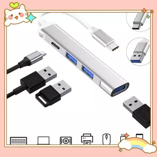 USB C HUB Portátil PC OTG Adaptador Divisor 3.0 Expansor
