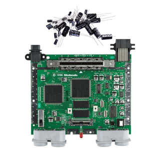 Kit Capacitores p/ NINTENDO 64 NUS-CPU (M) 05-1