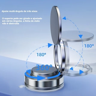 Dupla Face Ventosa Suporte Magnético Do Telefone Preguiçoso Multi-Função Dobrável De Armazenamento