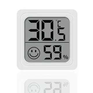 Mini Termômetro Digital Medidor Umidade Temperatura Quadrado