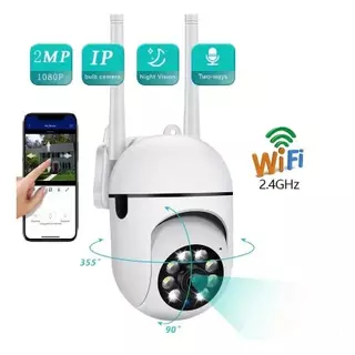 Câmera De Segurança A7 1080p, Externa Wi-Fi PTZ Speed W