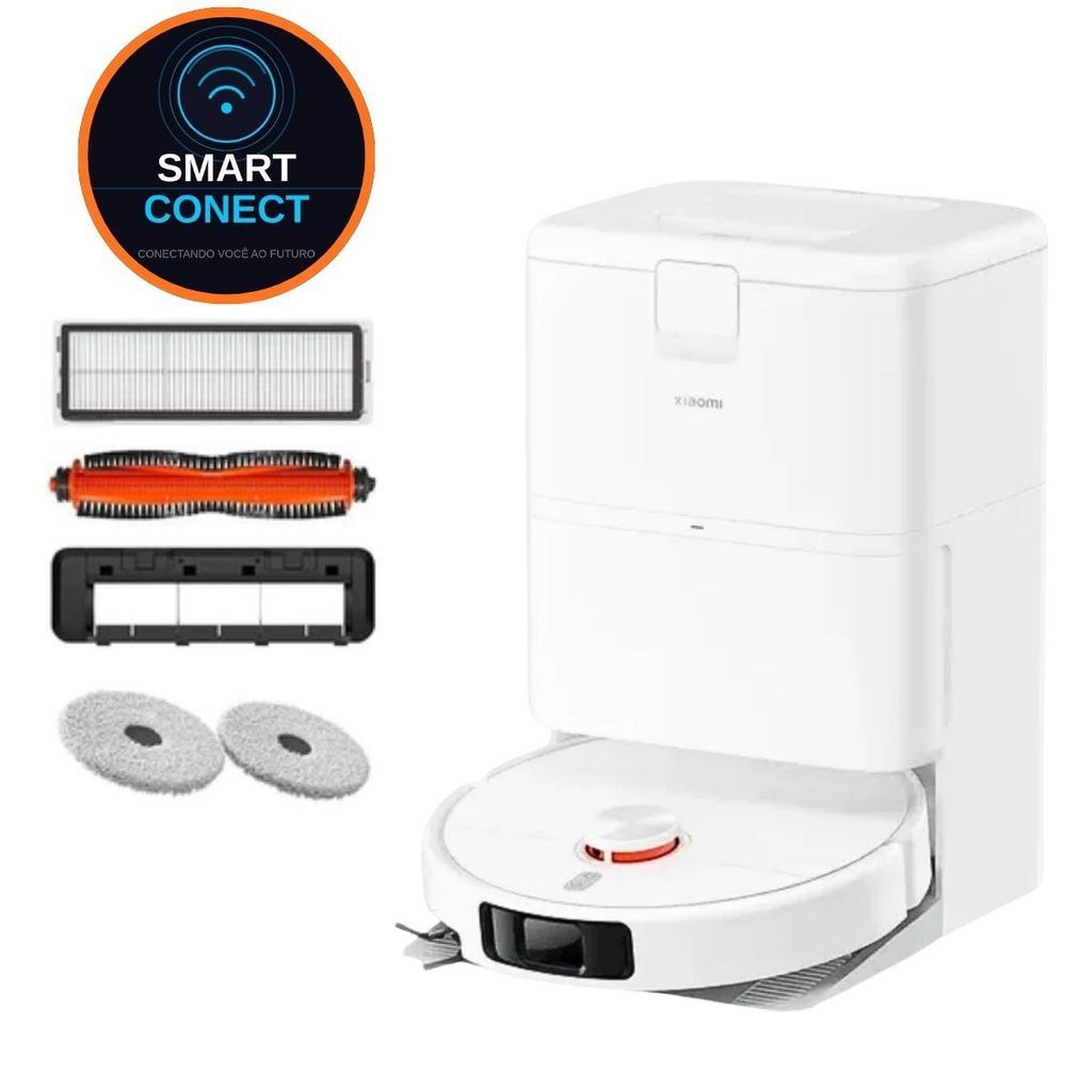 Robô Aspirador H50 10000Pa Ultra Potente Base Auto Limpante Mapeamento Inteligente 2026