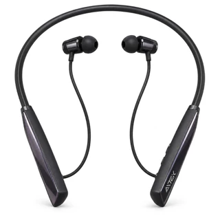 Fone Bluetooth Esportivo Aitek AHS B1002 Neckband 5.4 Até 25H Tipo-C com Microfone 10mm Preto