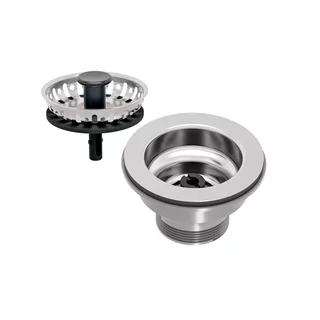 Válvula Tramontina para Pias e Cubas - Inox e Polipropileno sem Escape 3.1/2'' em Oferta na Shopee
