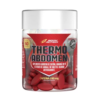 Thermo Abdomen Cafeína 60 caps Bodyaction