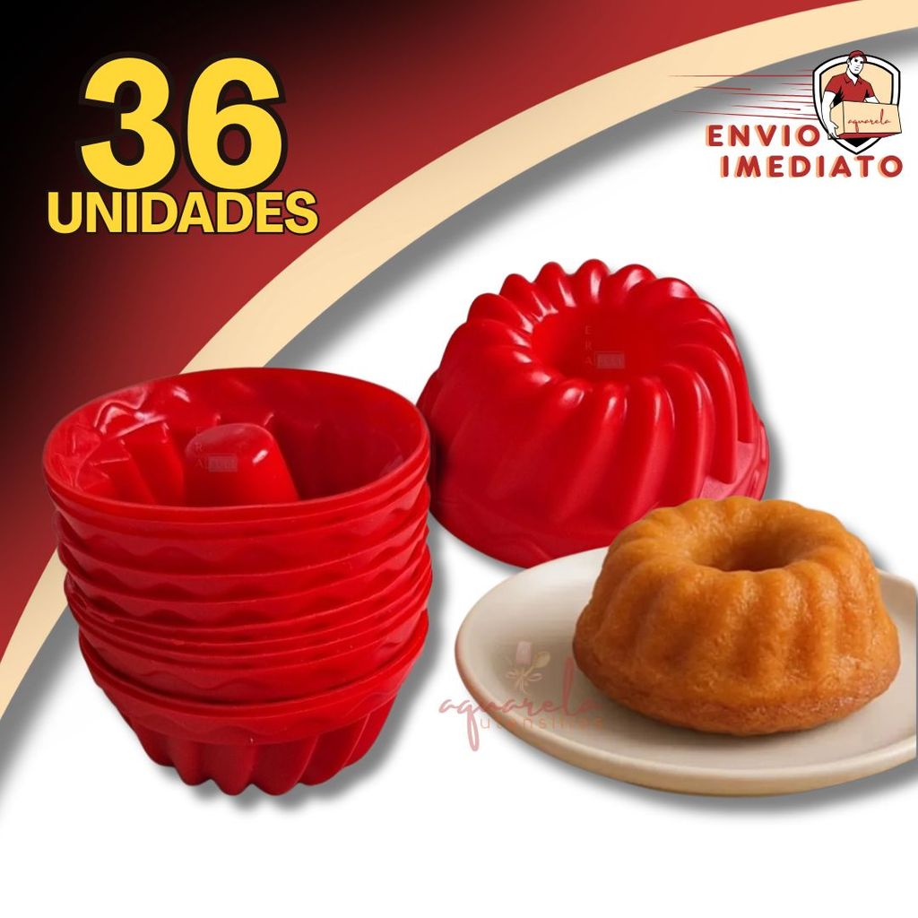 Forminha Vulcão Forma Pudim de Silicone Forminha Pudim Bolo 