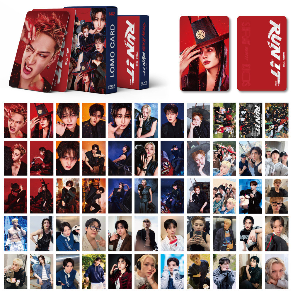 55-127 Pçs/Caixa STRAY KIDS Ceremonia KARMA 5-STAR Photocards