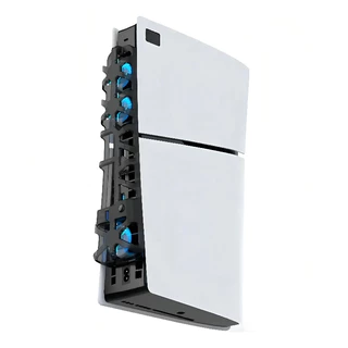 Ventilador De Refrigeração Led Com Luz Azul Para Ps5 Slim